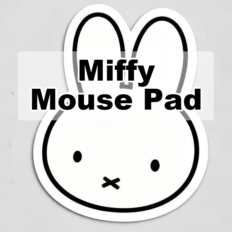 Tech Accessories For Home Office - Miffy Mouse Pad Kawaii Cartoon Tech