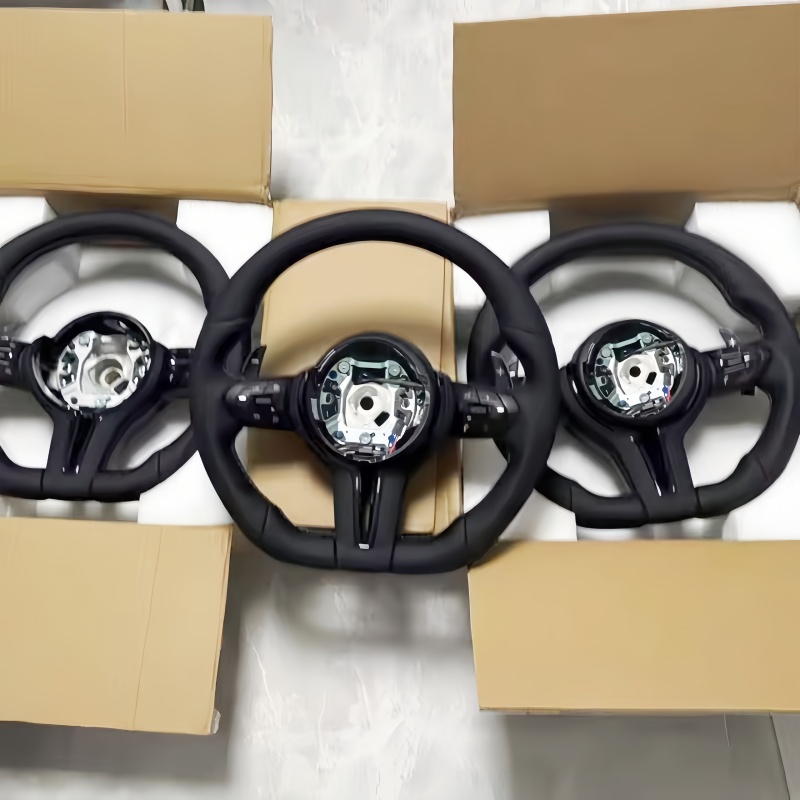 Tech Car Accessories - Car Steering Wheel Leather For BMW