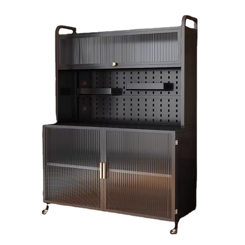 Tech Accessories Organizer - Multi-Layer Metal Kitchen Storage Rack Floor-standing