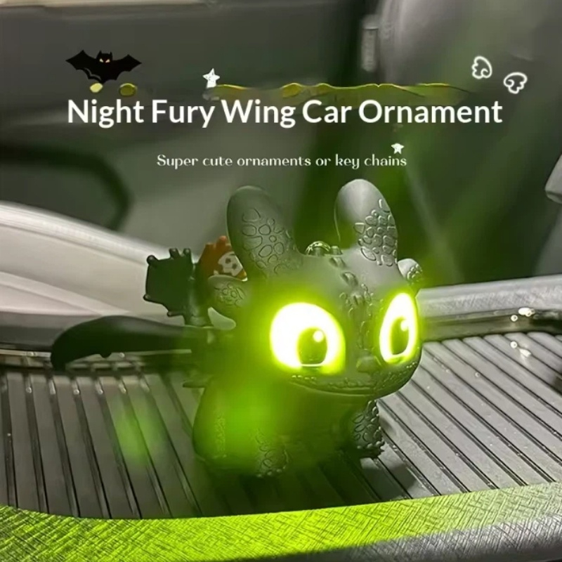 Genuine Cute Glowing Toothless - Tech Car Accessories ulasan dan harga