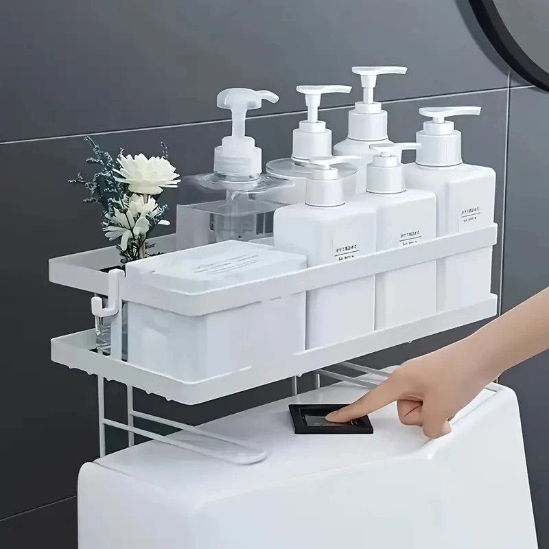 Over The Toilet Storage Shelf  - Tech Accessories Organizer ulasan dan harga