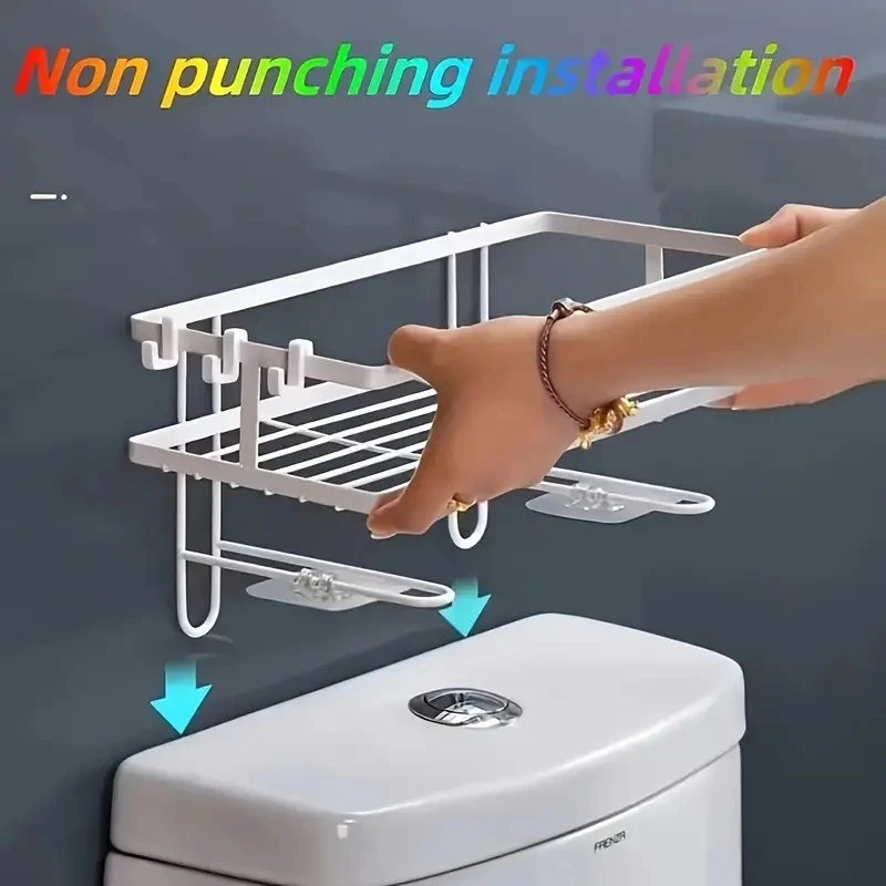 Over The Toilet Storage Shelf  - Tech Accessories Organizer ulasan dan harga