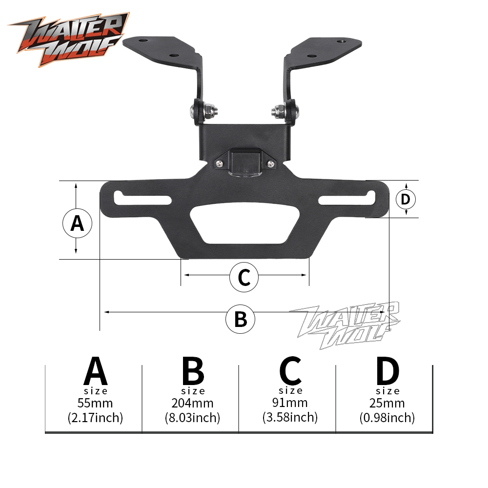 Rear Tail Tidy Registration Fr - Tech Lighting Accessories ulasan dan harga