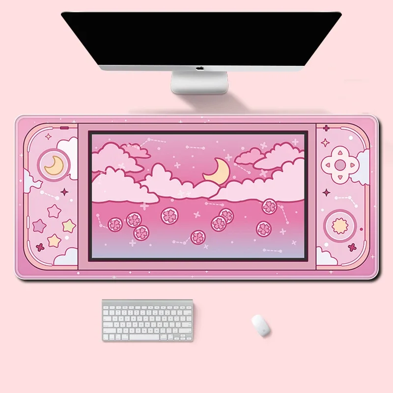 Moon and Stars Large Desk Mat  - Tech Desktop Accessories ulasan dan harga
