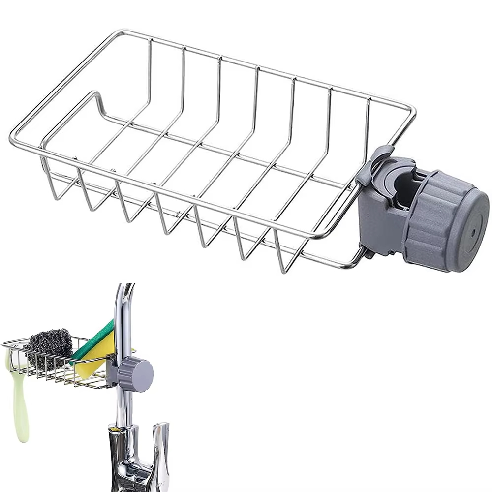 Kitchen Sink Drain Rack Sponge - Tech Accessories Organizer ulasan dan harga
