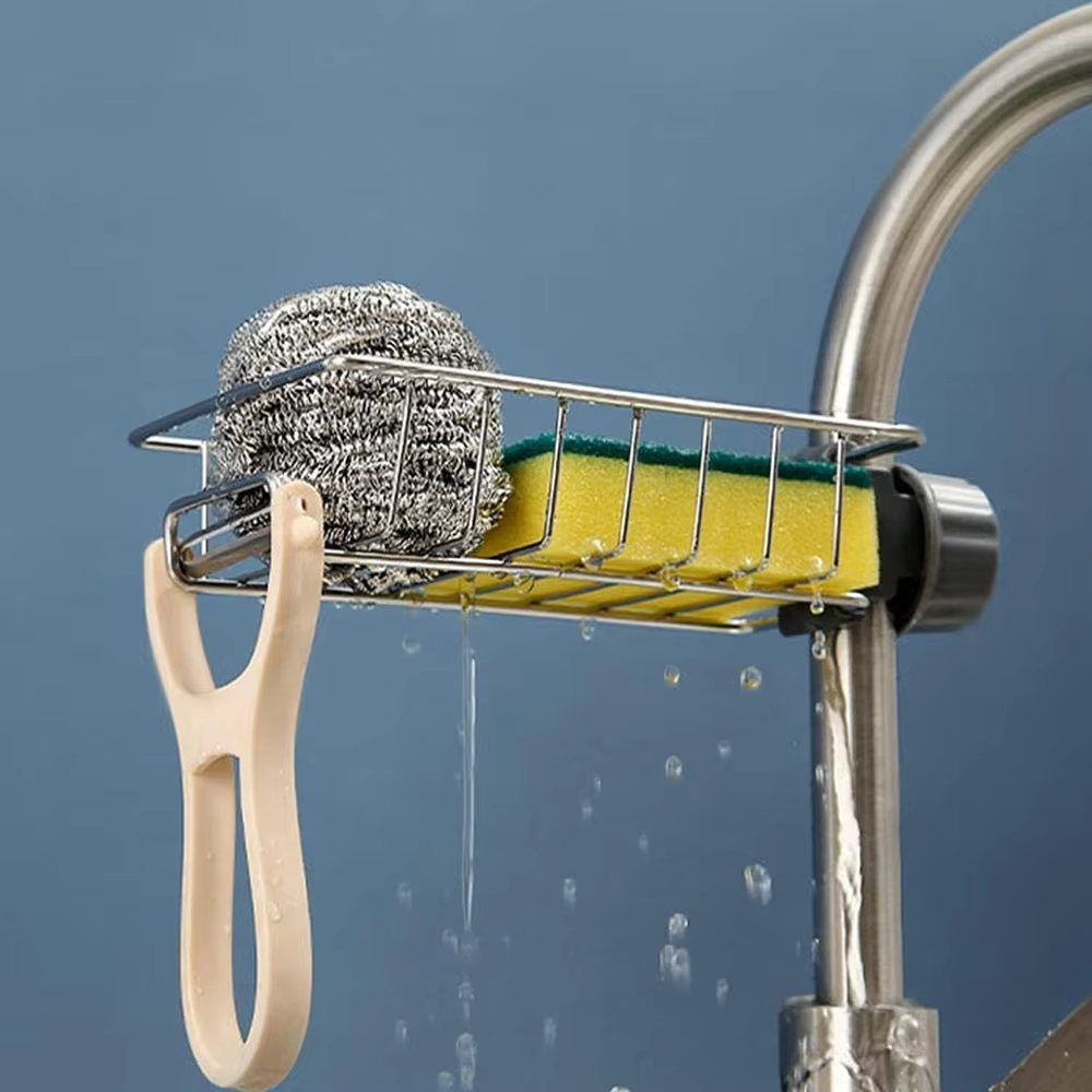 Kitchen Sink Drain Rack Sponge - Tech Accessories Organizer ulasan dan harga