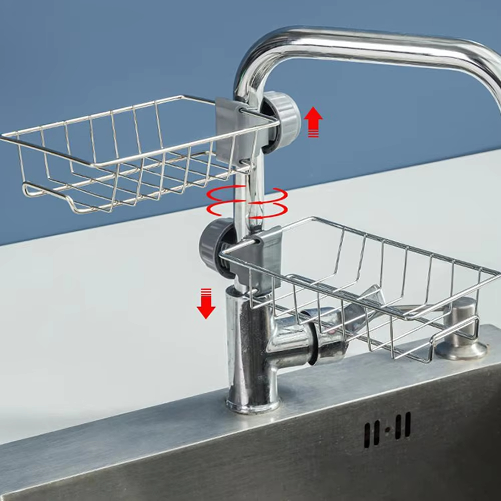 Kitchen Sink Drain Rack Sponge - Tech Accessories Organizer ulasan dan harga
