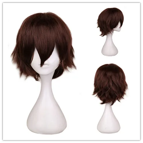 Short Dark Brown Wig for  Cosp - Tech Accessories For Men ulasan dan harga