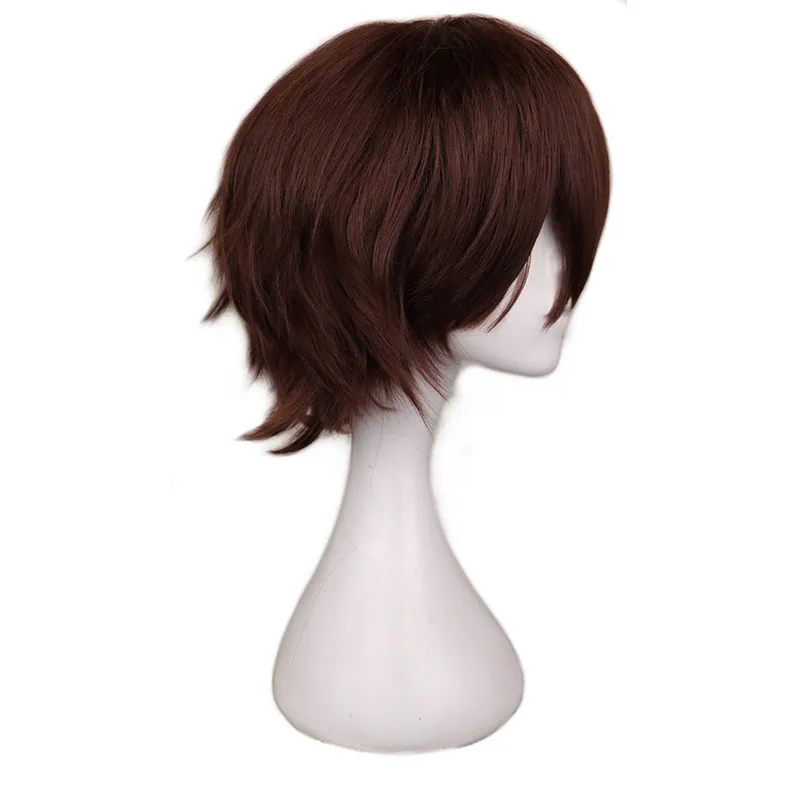 Short Dark Brown Wig for  Cosp - Tech Accessories For Men ulasan dan harga