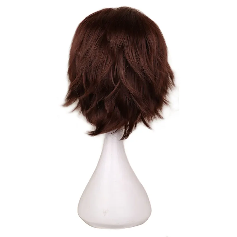 Short Dark Brown Wig for  Cosp - Tech Accessories For Men ulasan dan harga