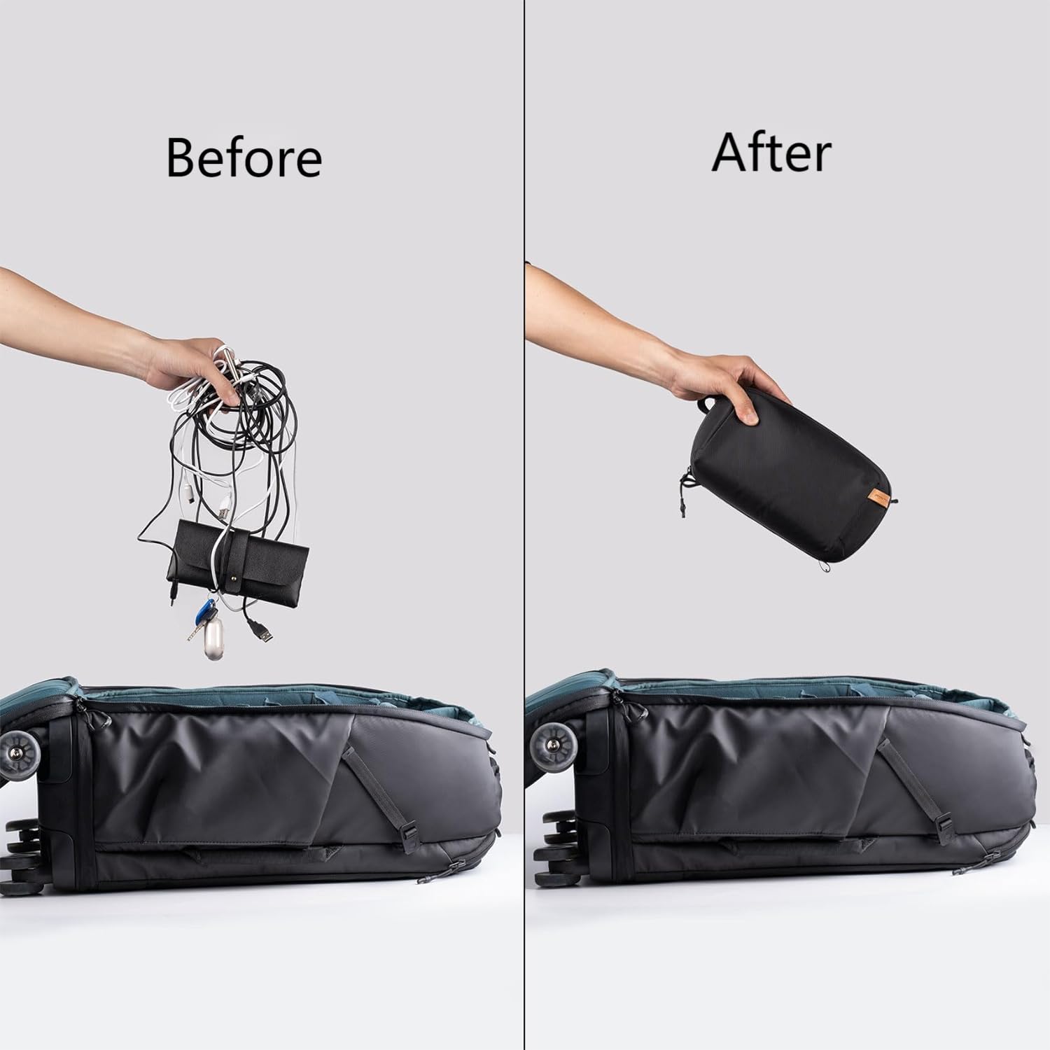FOR Travel Use PGYTECH Waterpr - Tech Accessories Organizer Pouch ulasan dan harga