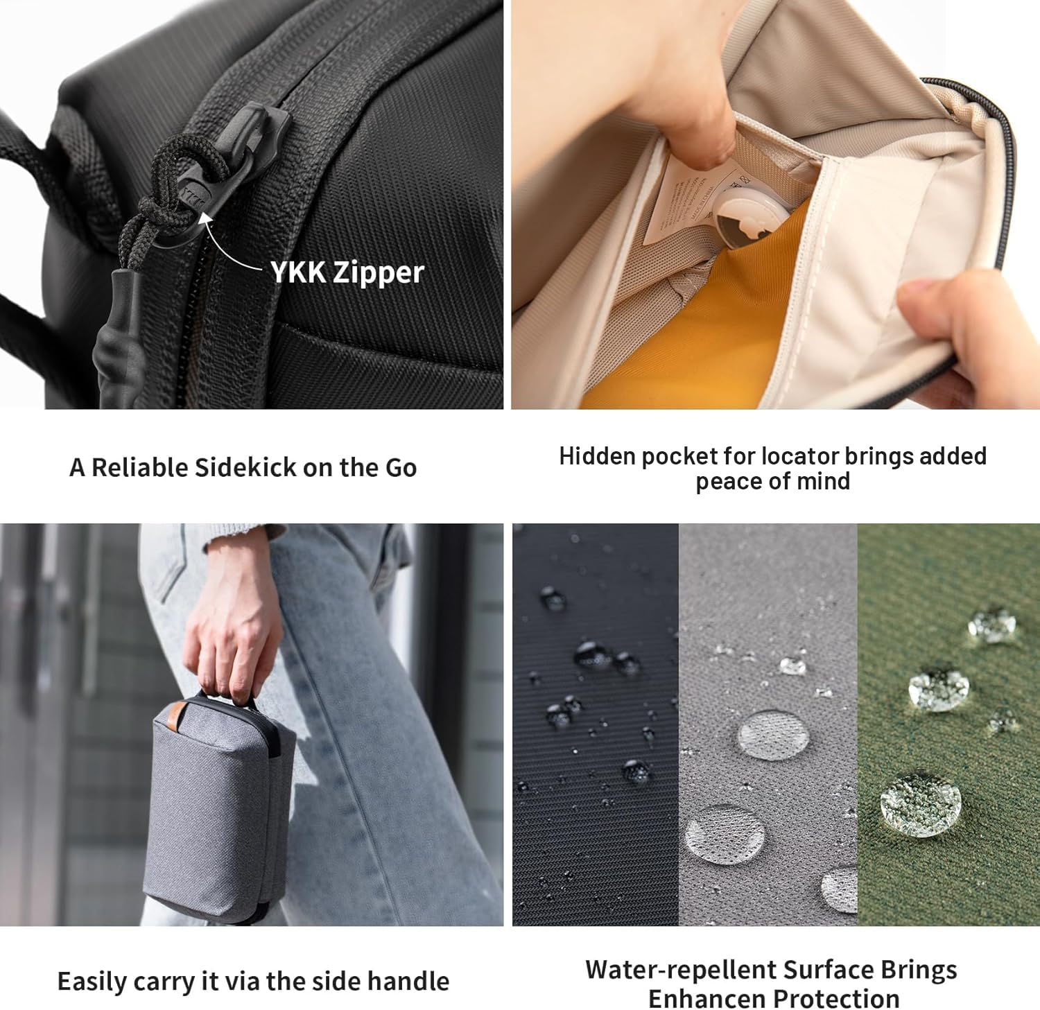 FOR Travel Use PGYTECH Waterpr - Tech Accessories Organizer Pouch ulasan dan harga