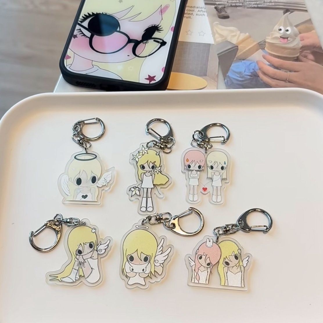 INS Japanese Angel Girl Acryli - Tech Girl Accessories ulasan dan harga
