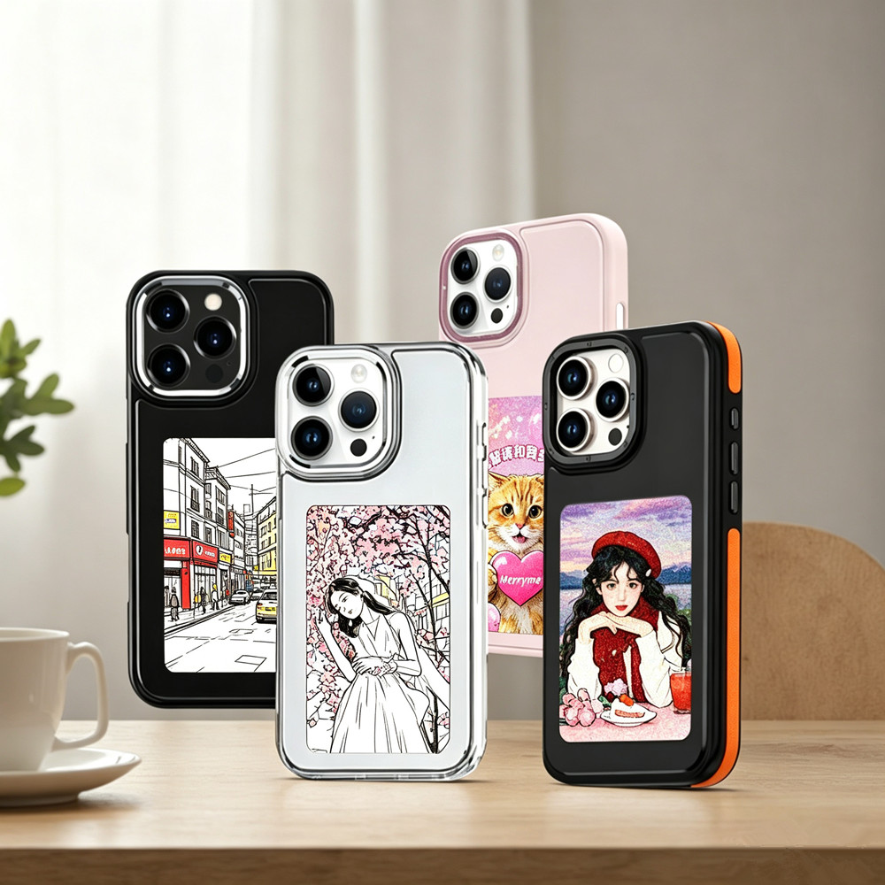 DIY E-Ink Screen Phone Case NF - Tech Computer Accessories ulasan dan harga