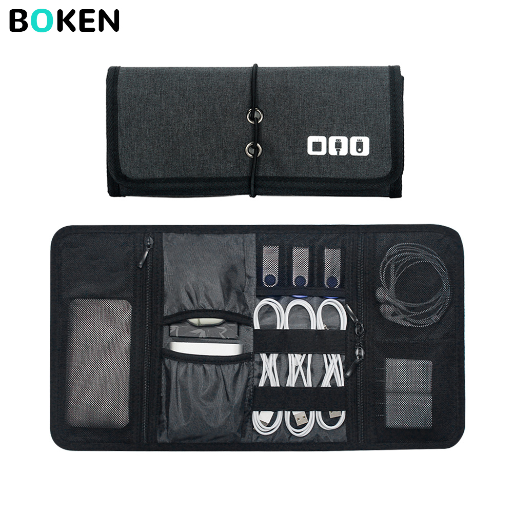 Tech Organizer Bag Cable Stora - Tech Accessories Organizer Pouch ulasan dan harga