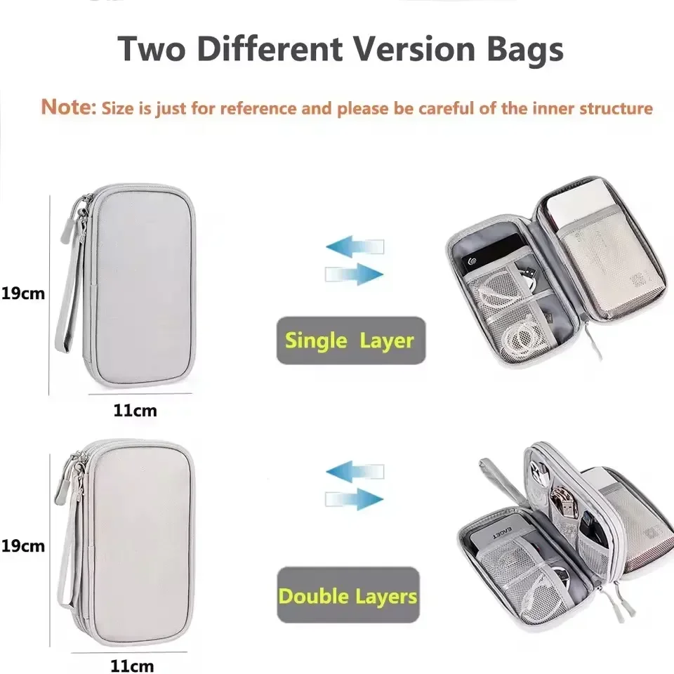 Travel Cable Bag Portable Digi - Tech Accessories Organizer ulasan dan harga