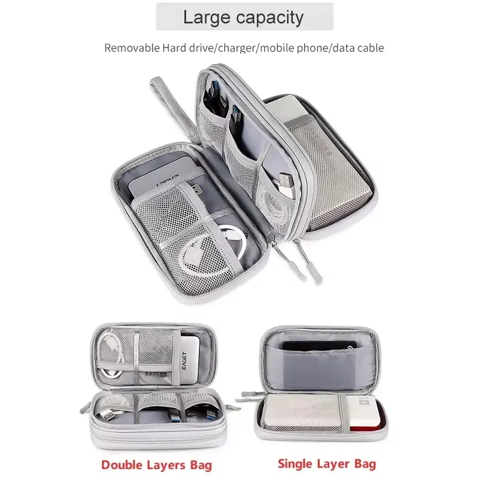 Travel Cable Bag Portable Digi - Tech Accessories Organizer ulasan dan harga
