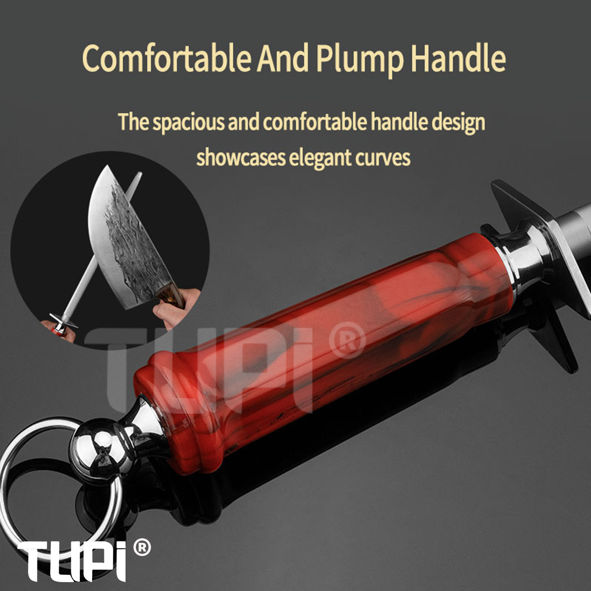 TUPI Honing Rod Professional C - High Tech Kitchen Accessories ulasan dan harga