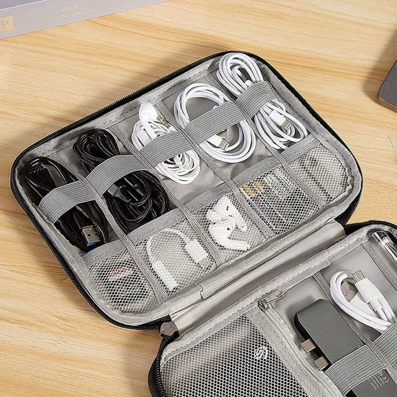 1 Pack Portable Electronic Acc - Tech Accessories Organizer Pouch ulasan dan harga