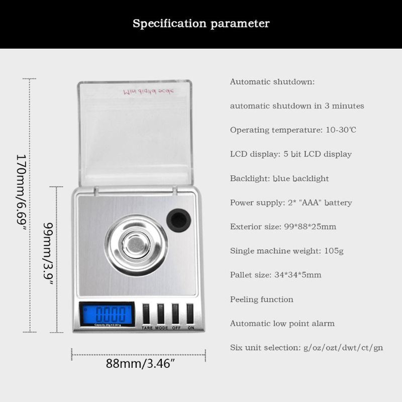 20g/0.001g Jewellery Scale Min - High Tech Kitchen Accessories ulasan dan harga