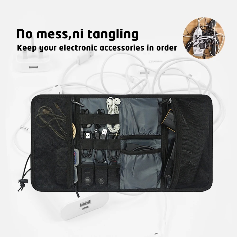Electronic Organizer Cord Pouc - Tech Accessories Organizer Pouch ulasan dan harga