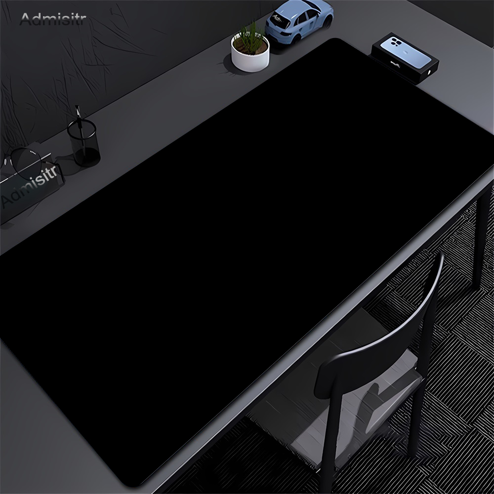 Large Black Mouse Pad Solid Co - Tech Desktop Accessories ulasan dan harga