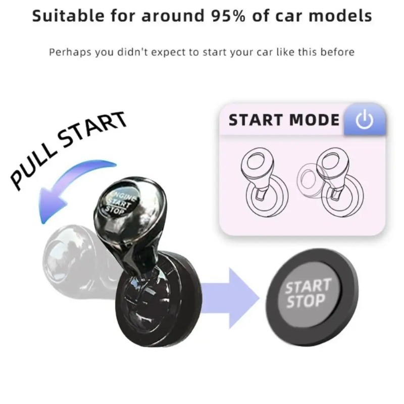 Car One-Touch Start Button wit - Tech Car Accessories ulasan dan harga